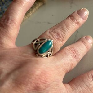 Sterling Celtic ring